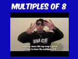 Multiples of 8